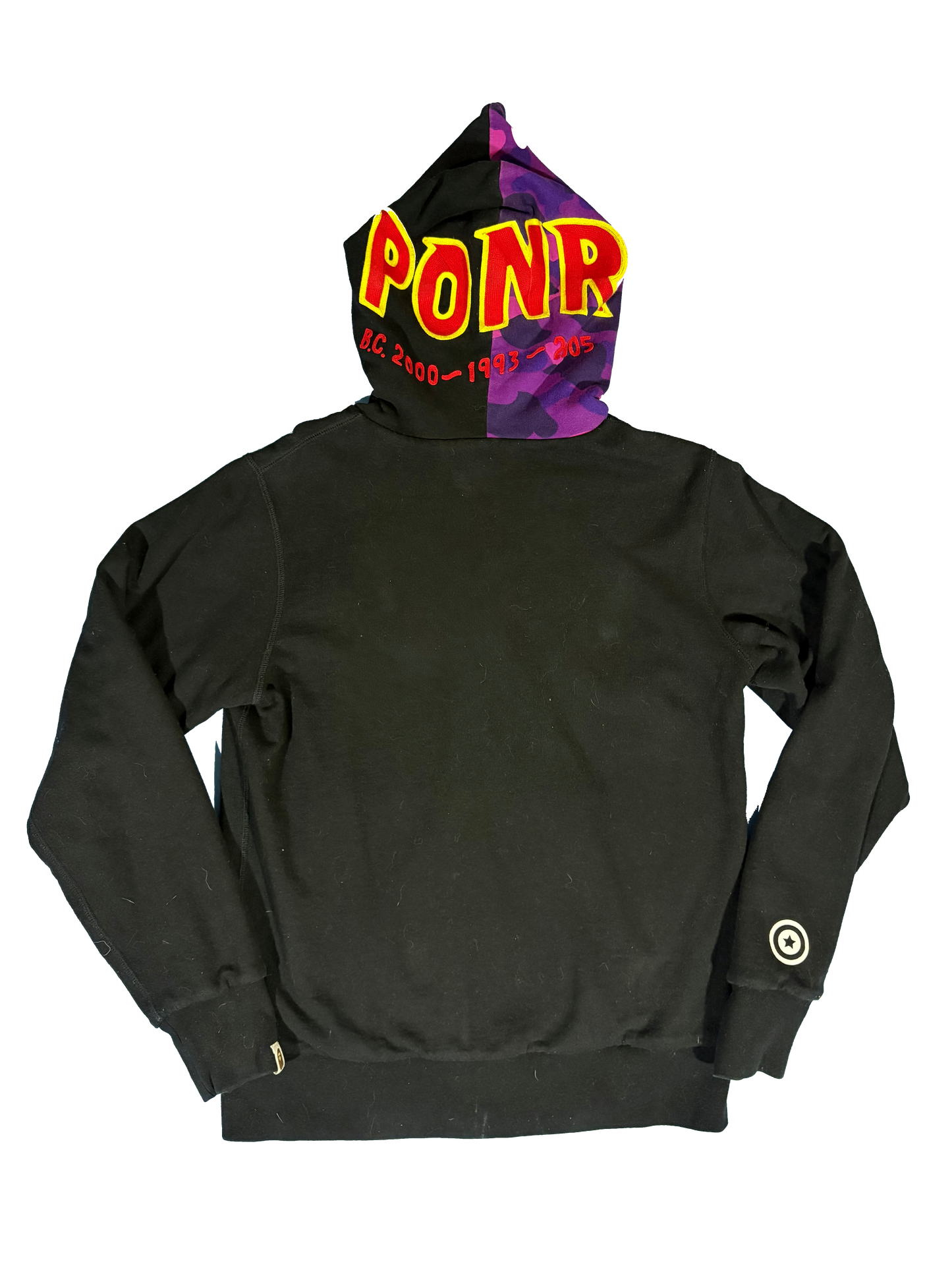 Reversible Camo/Black Bape Hoodie