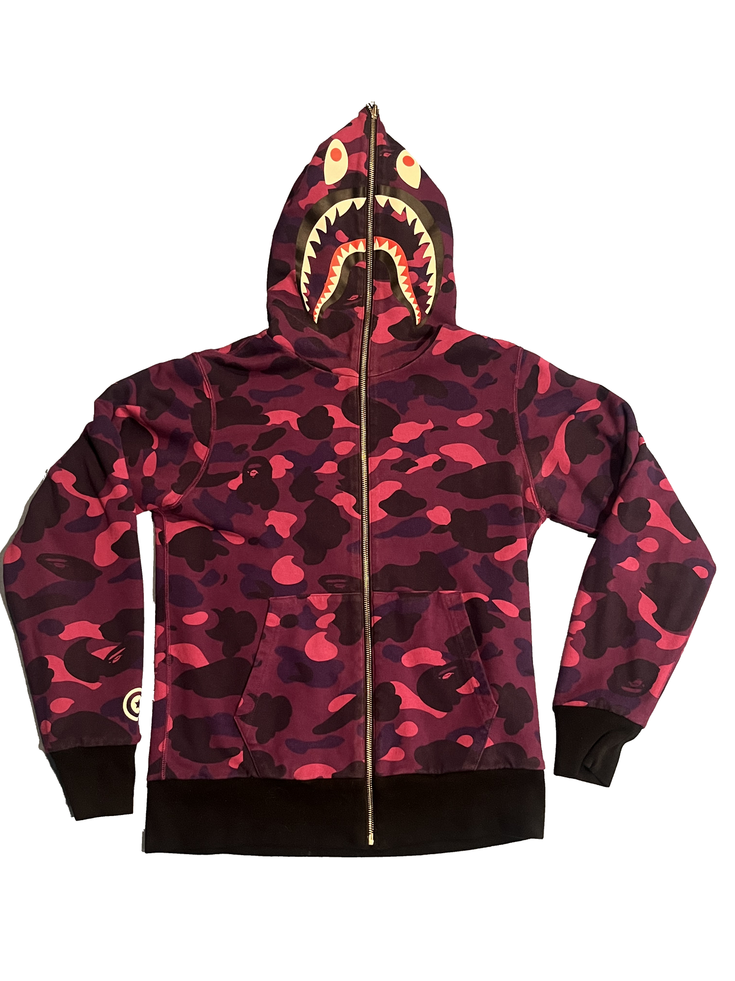 Reversible Camo/Black Bape Hoodie